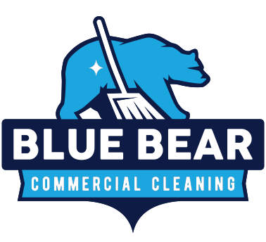 BlueBear-Commercial-Cleaning-Torrance California-Logo-white